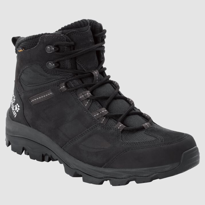 Jack Wolfskin Mens Vojo 3 Wt Texapore Mid Hiking Boots Black 390572ZGE